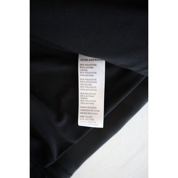 Good American GJK0112-001 Women's Sz 3/L Black Classic Sculpted Blazer - Picture 6 of 11